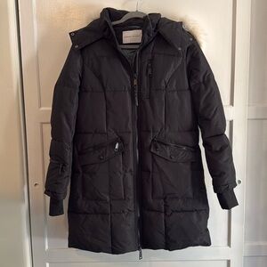 Rebecca Minkoff Hooded Black Puffer Jacket